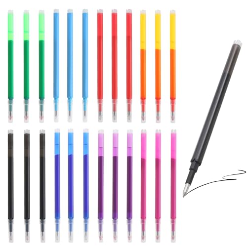 24-Pack Erasable Pen Refills Compatible with Pilot Frixion Pens