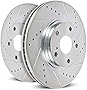 Power Stop EBR1209XPR Rear Evolution Drilled & Slotted Rotor Pair