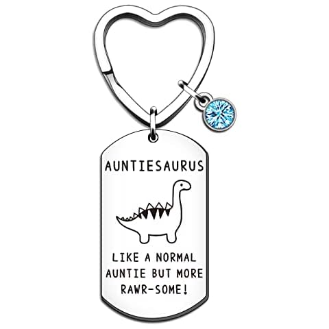 QMVMV Funny Auntie Gifts Auntie Keyring from Niece Nephew Birthday Christmas Thanksgiving Gifts for Auntie Cover