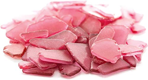 Nautical Crush Trading Sea Glass | Red Colored Sea Glass Mix | 11 Ounces of Sea Glass for Art Crafts and Decor | Sea Glass Bulk