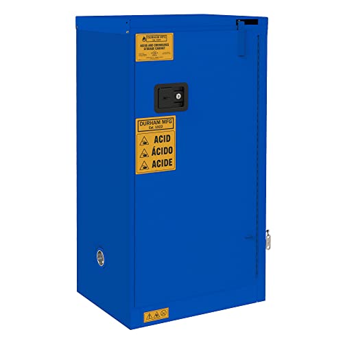 Durham 1016S-293T Corrosive Storage, 16 Gallon, Self Close