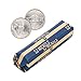 Nickel Coin Wrappers, 1,000 Flat Striped Coin Wrappers/Coin Rolls for Nickels