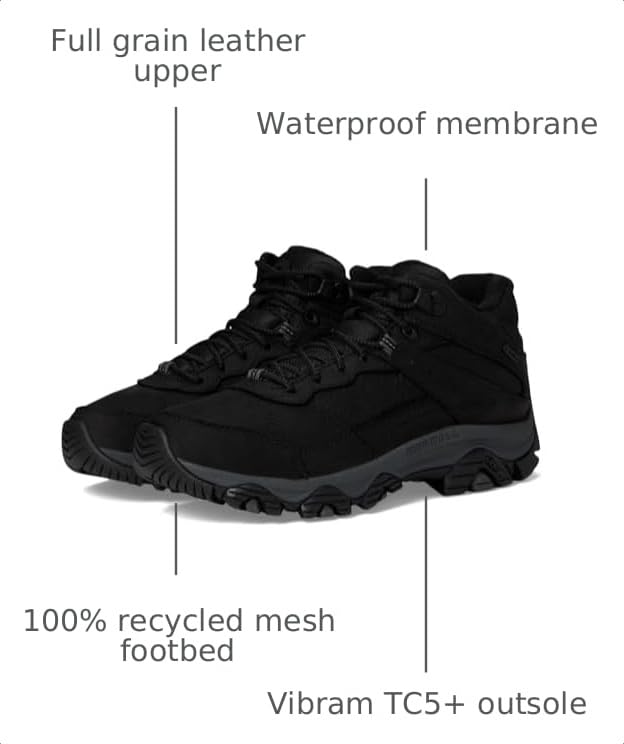 Image of Merrell Men's Moab Adventure 3 Chelsea Waterproof Hiking Boot