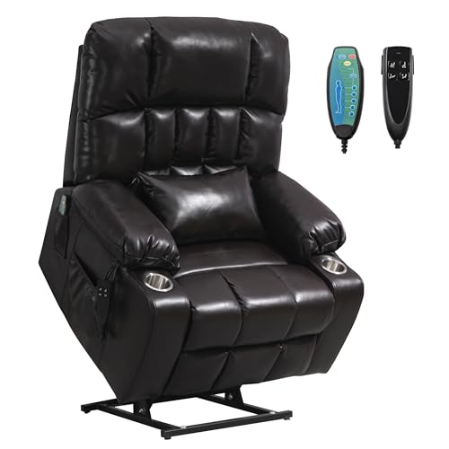 Sillón eléctrico reclinable con masaje y calor
