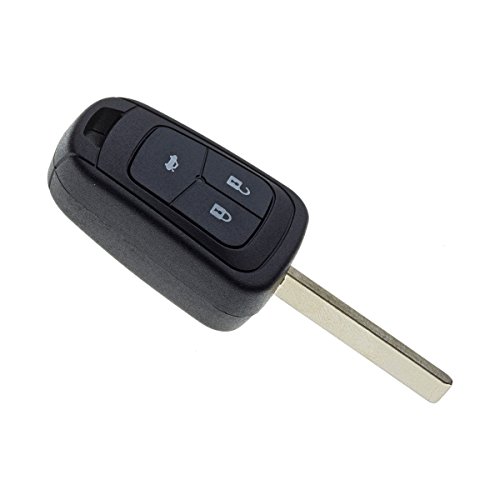 JONGO - Coque de Clé avec Lame Compatible avec Opel et Vauxhall Adam, Astra, Cascade, Corsa, Insignia, Meriva, Mokka et Viva | Boitier Clef Plip Voiture...
