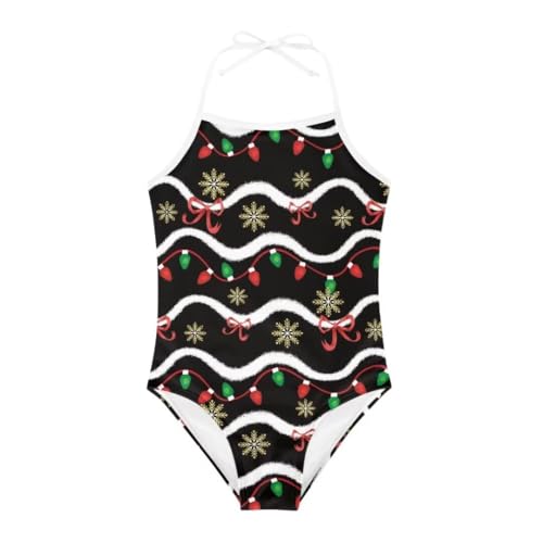 Image of Christmas Holiday One-Piece Swimsuits Beach Swimwear Bathing Suit for 3-10 Years Girls