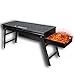 Produktbild LJBOZ Holzkohlegrill, 60x22x31.5cm Klappbar Standgrill, BBQ Holzkohlegrill Campinggrill Holzkohle, Tragbarer Klappgrill Edelstahl, 3-5 Personen für Patio-Partys, Picknick Garten