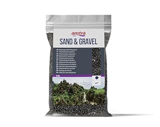 Quartz Céramisé Noir FinAmtra 1,6-2 mm, Fond Naturel pour Aquariums d'eau Douce