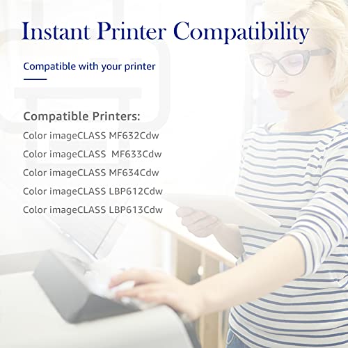 Starover Compatible Toner Cartridges Replacement For Canon 045 045H Crg-045H Toner For Canon Color Imageclass Mf634Cdw Mf632Cdw Lbp612Cdw Lbp612C Lbp612 Mf632 Mf632C 634C Mf634 Laser Printer (4 Pack) #TOP1