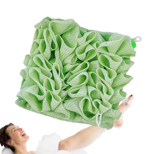Samuliy Esponja de lufa, esponja de lufa para baño y ducha, toalla de bola de baño suave, esponja de ducha para adultos y niños