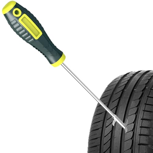 Generico Herramienta de limpieza de neumáticos,Gancho para la limpieza de la piedra de los neumáticos de automóviles - de acero inoxidable inoxidable de la banda de rodadura Piedra Piedras para