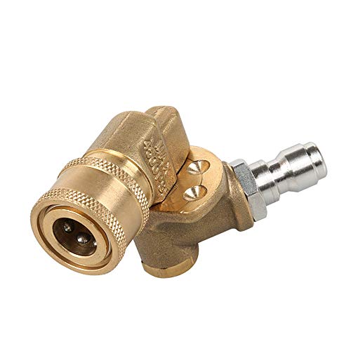 Vipithy High Pressure Water Gun Connector 90 Degree Adjustable Easy to Install
