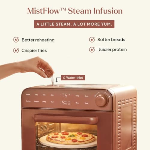 Image of Ember MarvelOven 8-in-1 Smart Oven | Air Fry, Bake, Grill & Ferment | MistFlow Steam Technology | HexaWand Even Heating | Terracotta