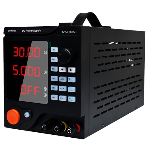Image of DC Power Supply Variable,30V 5A Adjustable,Programmable DC Power Supply with USB Software, Regulated DC Bench Power Supply with Output Switch High Precision 4-Digit LED Display