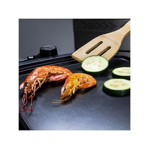 Cecotec Piastra di cottura Rock&water 2500.Superficie di cottura antiaderente, cassetto per raccogliere i liquidi, temperatura regolabile, lavabile in lavastoviglie - immagine 3