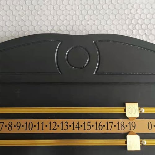 Marcador de billar de pared en madera para juegos miniatura 4
