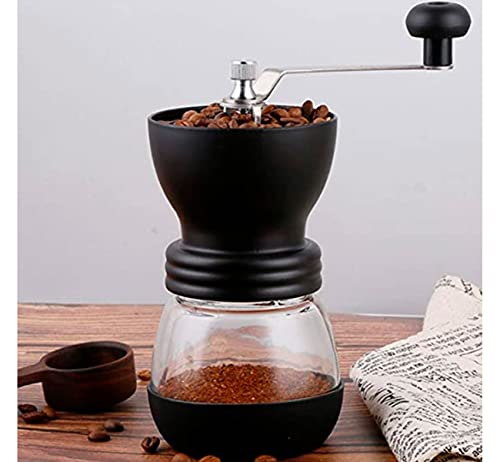 Moedor Triturador de Café Manual Vidro Cozinha Profissional