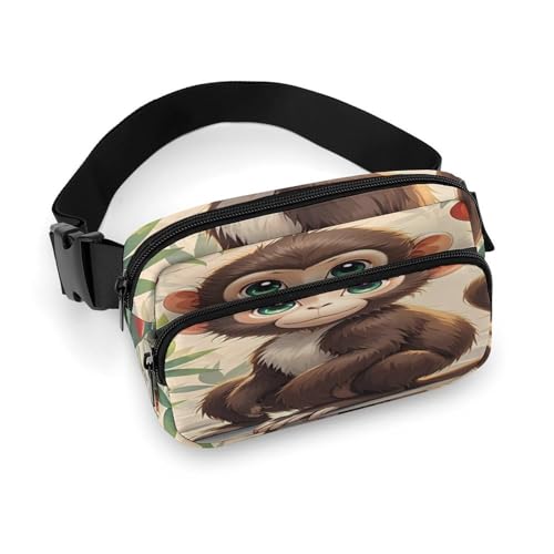 Sac banane course à pied de style chinois léger avec sangle réglable