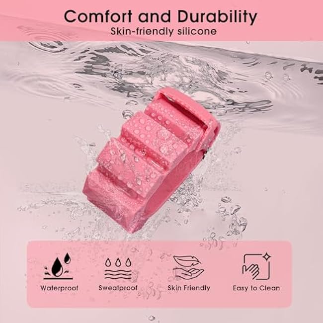 Wearable Wrist and Ankle Weights -1 lb set of 2, Ankle Weights for Women and Men, Wrist Weights for Pilates, Yoga and Walking Exercise, Office Workout and Home Gym Equipment. Adjustable Wristband and Bracelet for Hand, Leg, Wrist and Ankle