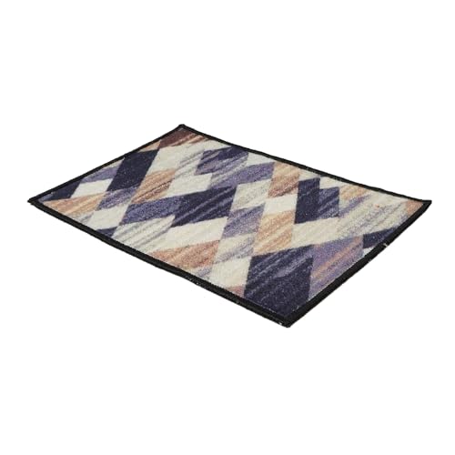 Image of HUES & SHADES Coir Door Mat for Outdoor Entrance - [37 x 57 cm] | Natural Coconut Fiber Brush Mat for Shoes Cleaning, Heavy Duty Non-Slip Doormat for Front Porch, Patio, Entryway (Metro Charm)