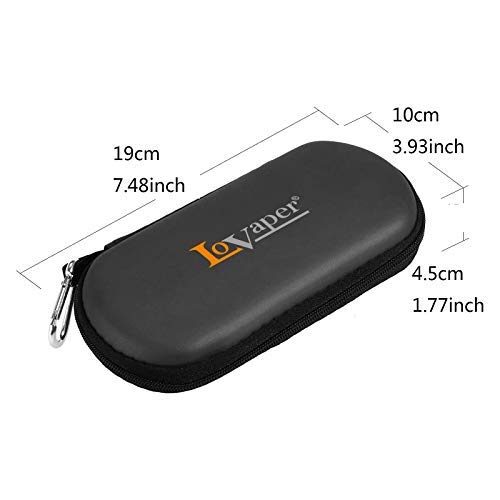 Lovaper-Vape-Bag-Vape-Carry-Case-Portable-Bag-Case-for-Coils-Tanks-Other-Electronics-Accessories-Black-Case-Only-No-Nicotine