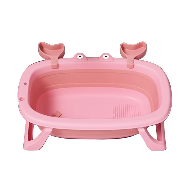 AIJUSSS Bañera Plegable para Mascotas con tapón de Drenaje, bañera portátil para Mascotas