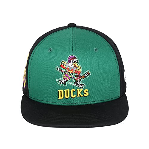 Image of TRIVINKIN Mighty Ducks hat Men's Duck hat Hockey Cap Adjustable Snapback Baseball Hat with Embroidered Logo Size (S-XL)