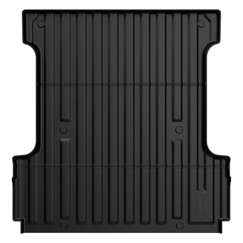 LASFIT 5.5ft Bed Mat for Ford F-150 | F150 Lightning 2026 2025 2024 67.1 Bed Box All Weather Protector TPE Truck Bed Liner Durable Easy Clean-Not Fit for Drop in Bedlienr