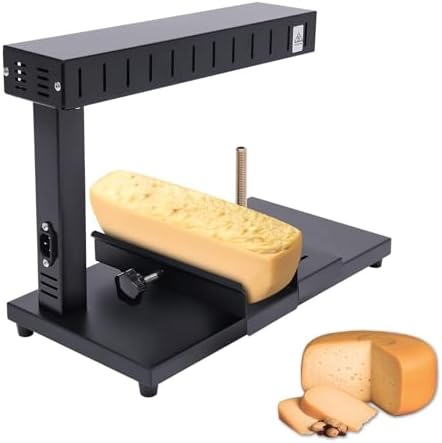 Electric Cheese Melter - Swiss Style Nacho & Sliced Cheese Maker with Adjustable Angle for Melting and Delicious Entertaining