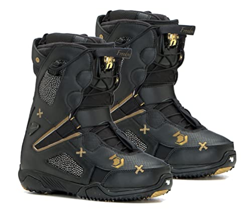 Northwave Freedom SL Snowboard Boots Black Gold Fits Ladys 6-6.5 Euro 37 MP 23.5 z48