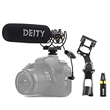 Deity V-Mic D3 Pro Location Kit Super-Cardioid Directional Shotgun Microphone with Rycote Duo-Lyre Shock Mount and PERGEAR Cloth for DSLRs Camcorders Smartphones Tablets Handy Recorders Laptop
