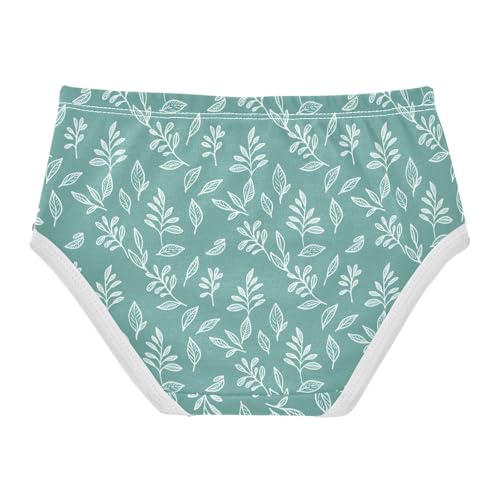 Summer Plant Green Toddler Girls's Underwear 2T 23028972