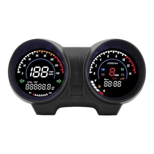 Compteur vitesse moto LED résolvant les pannes d'affichage