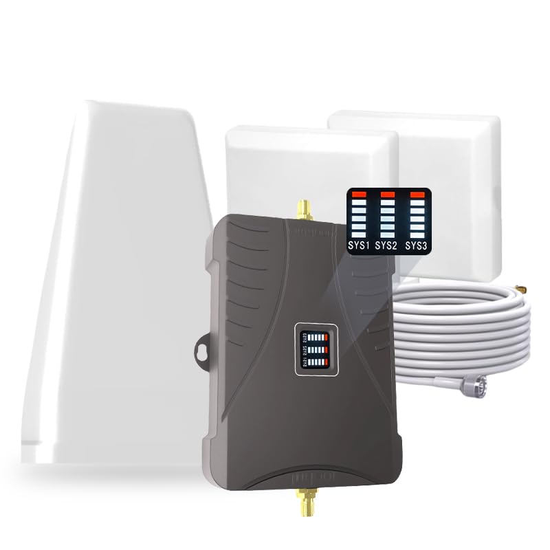 Image of Cell Phone Booster for Home & Multi-Room,Up to 7,000 sq ft,Cell Phone Signal Booster for Band 5 /12 /13 /17,Boost 5G 4G Data for All U.S. Carriers FCC Approved Cell Signal Booster