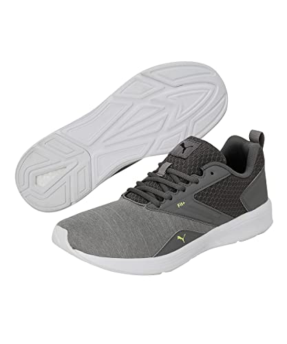 Image of PUMA | NRGY Comet Running Shoes | Castlerock-Quarry-Lime Squeeze | 7UK