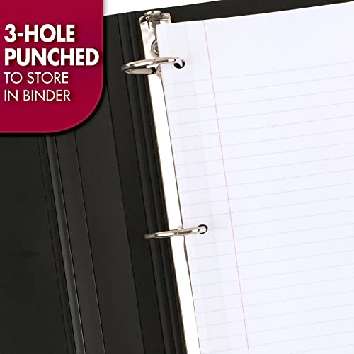 image for Mead Loose Leaf Paper, Wide Ruled Filler Notebook Paper, Reinforced, 8
