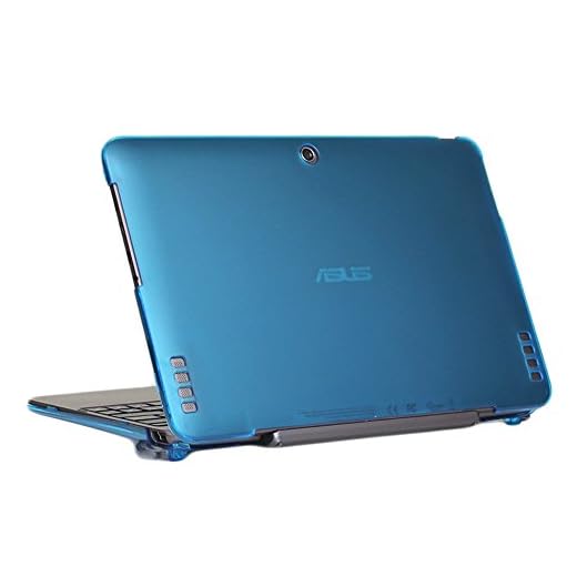 mCover Hårt skal skal för 10,1 tum ASUS Transformer Book T100HA-serien 2-i-1 ultraportabel bärbar dator ENDAST - Aqua