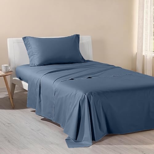 Traspirante tutto l'anno, fresco d'estate e avvolgente d'inverno - Il cotone naturale regola la temperatura corporea durante il sonno. Comfort ottimale in ogni stagione, notti fresche e riposanti.