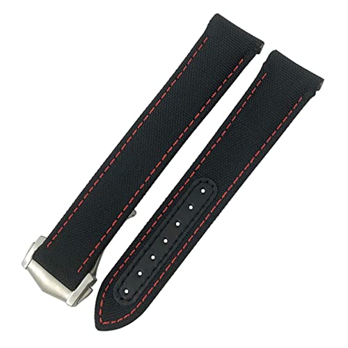 Bracelet montre nylon 20mm incurvé pour supprimer l'espace vide