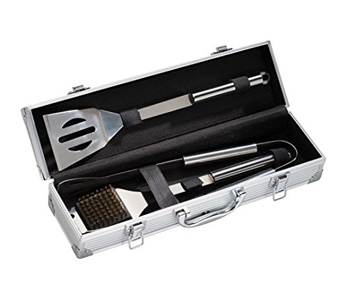 LANDMANN 13344 Barbecue Case 3 pieces Stainless Steel