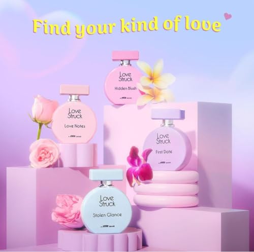 Image of Nykaa Love Struck Hidden Blush Eau De Parfum for Women - Long Lasting Floral, Fruity & Musky Fragrance - 50 ml
