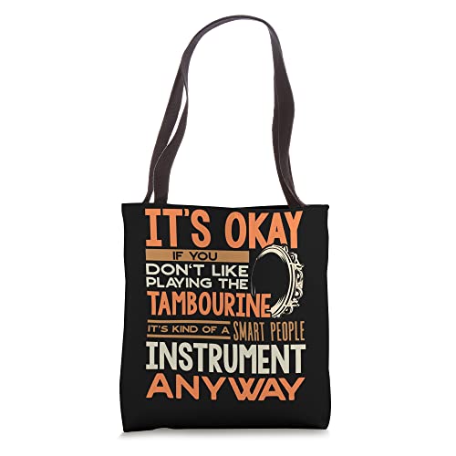 Bolsa Tote divertida Tamborine Tambourinist miniatura 1