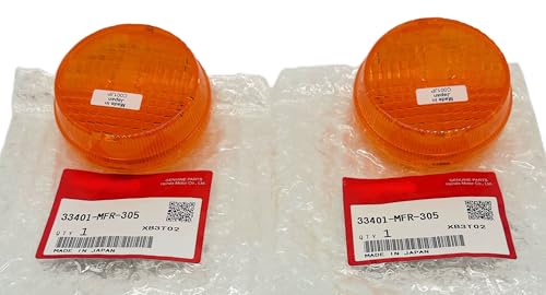 Jet Skis International 2 Pack OEM Turn Signal Lens 33401-MFR-305 For Honda VTX 1300 1800 Valkyrie Shadow Spirit Sabre Aero ACE Monkey 125 Metropolitan 50 CB1100