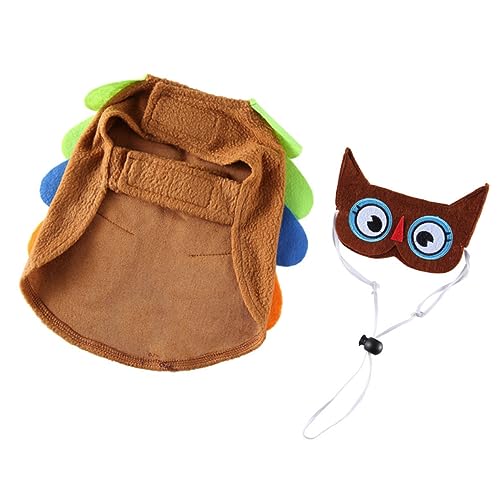 Disfraz de Búho Halloween para Perros y Gatos miniatura 1