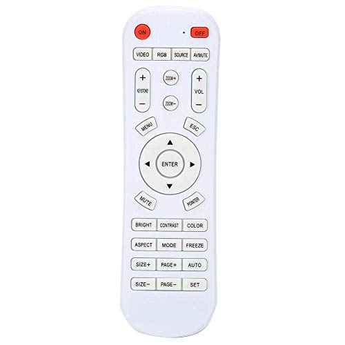 Projector Remote, Universal Remote Control Replacement for Projector White