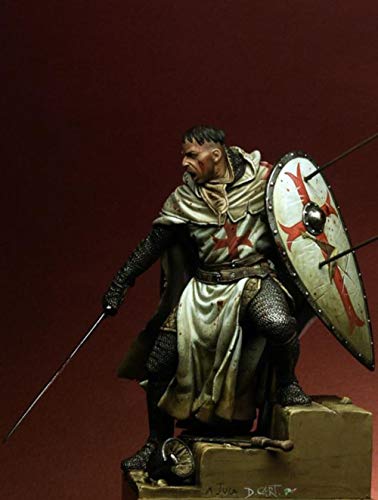 Kit modelo 1/18 para armar Caballero Templario antiguo miniatura 4