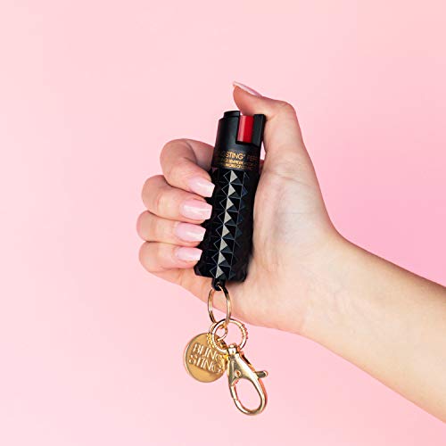 Blingsting Pepper Spray Maximum Oc Strength Self Defense Spays For Women, 12 Ft Spray Range & Uv Dye #TOP3