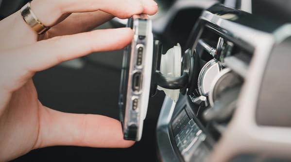 Image of PopSockets Car Phone Mount, Vent Mount, Fun - Glow in the Dark