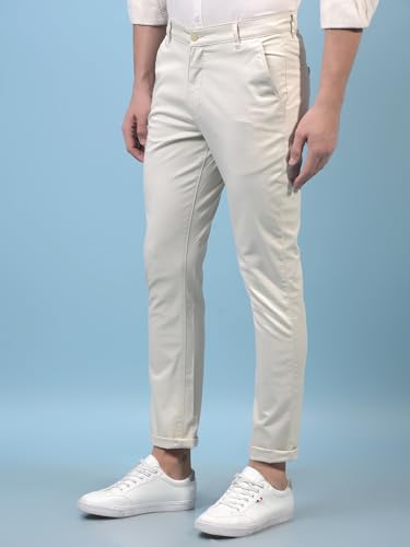 Image of Crimsoune Club Men's Cream Trousers