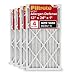 Filtrete MPR 1000 12 x 24 x 1 Micro Allergen Defense AC Furnace Air Filter, Uncompromised Airflow, 4-Pack
